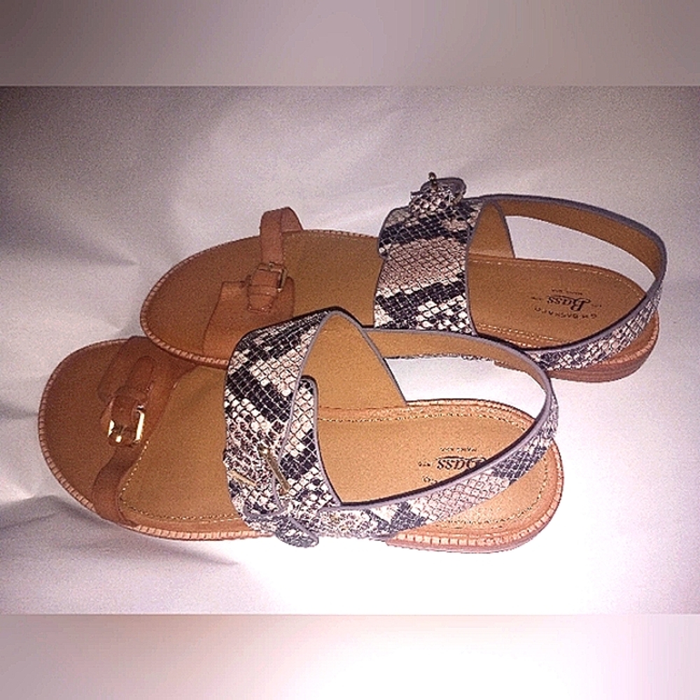 G.H. Bass Monica Caramelcom Sandals (New) - Picture 7 of 7
